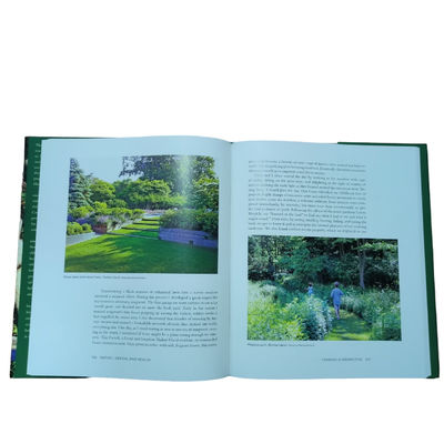 NATURE, DESIGN AND HEALTH | Custom Hardcover Art Book Printing Glossy Lamination Cover CMYK Art Paper Inner Pages