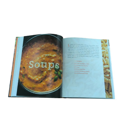 The Essential Pantry  CMYK Custom Cook Book Printing Smyth Sewn Hardcover 80gsm/100gsm/128gsm Glossy Art Paper