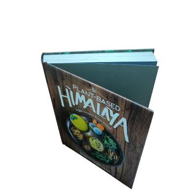 Plant-Based Himalaya Professional Hardcover Cookbook Printing with Matte Laminated Cover and 4C/4C Glossy Pages