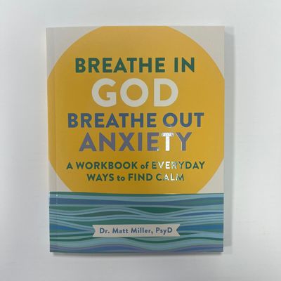 Breathe in God , Breathe Out Anxiety 7''X9'' Softcover Book with Matte Lamination and Spot UV on 4C/4C 120GSM Woodfree