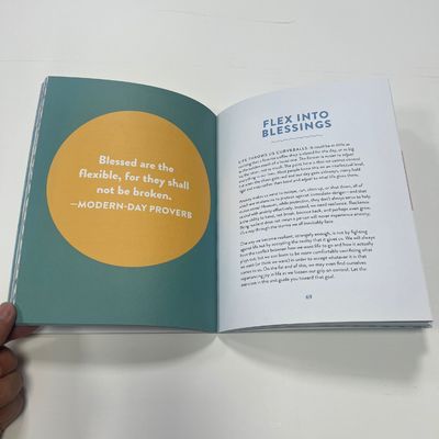 Breathe in God , Breathe Out Anxiety 7''X9'' Softcover Book with Matte Lamination and Spot UV on 4C/4C 120GSM Woodfree