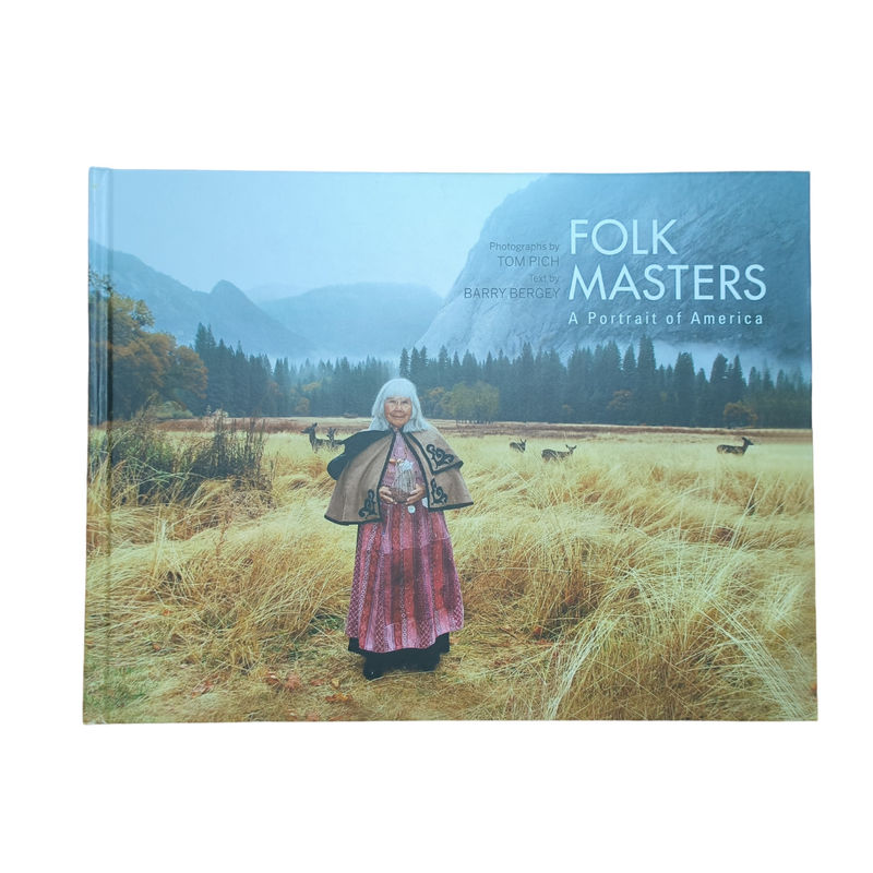 Folk Masters  Full Color Coffee Table Book Printing Glossy Art Paper Smyth Sewn Binding For Stylish Home Decor